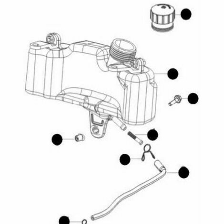 Jardin Piscine * | Meilleur Prix Mcculloch Reservoir Essence Tondeuse Mc Culloch Rv150