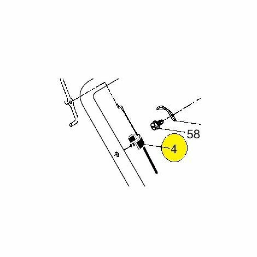 Jardin Piscine * | Budget Mcculloch 583067401 Cable De Frein Moteur Pour Tondeuse Mac Culloch Et Partner