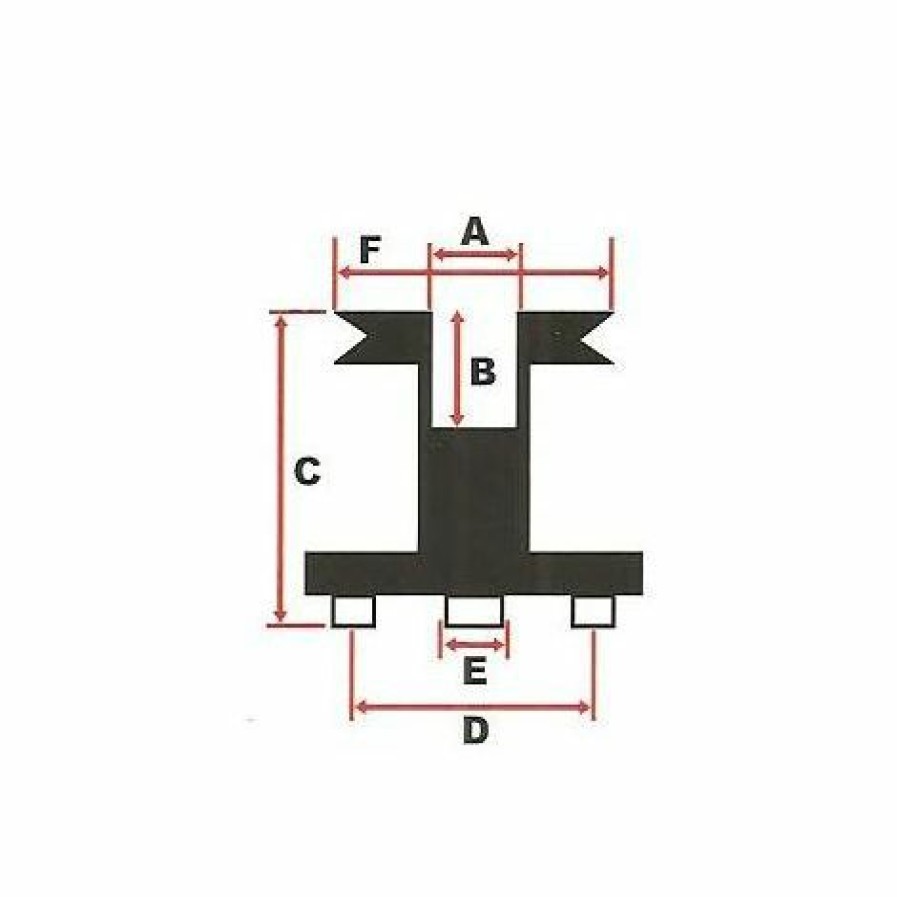 Jardin Piscine * | Sortie Mcculloch 504591302 Support De Lame D. 25Mm Pour Tondeuse Mac Culloch Husqvarna